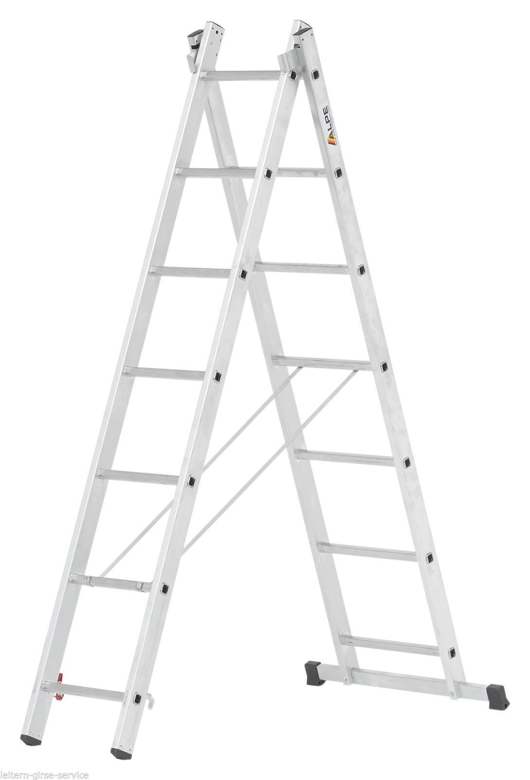 Octrooi aanvaardbaar flexibel Alpe 2 Section Combination Ladders - Sterk Systems