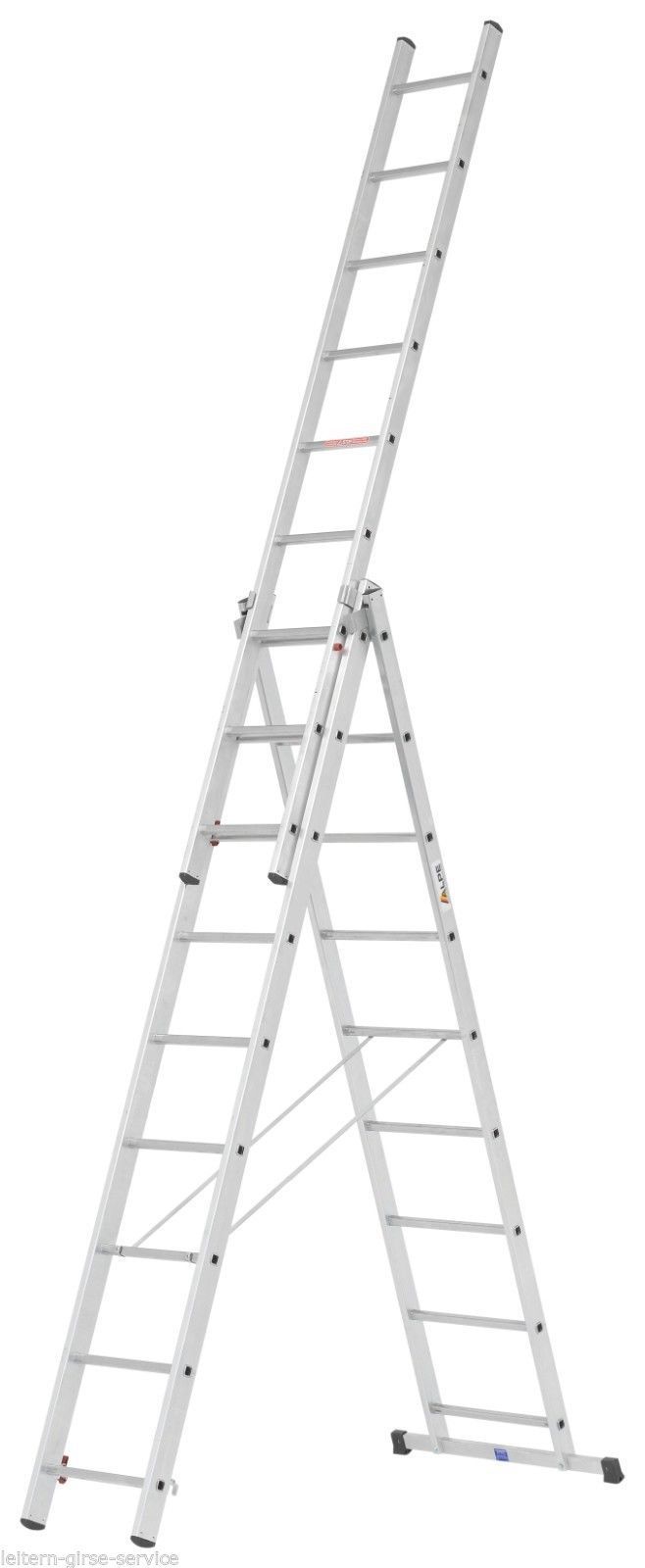 Nieuwe aankomst vat weten Alpe 3 Section Combination Ladders - Sterk Systems