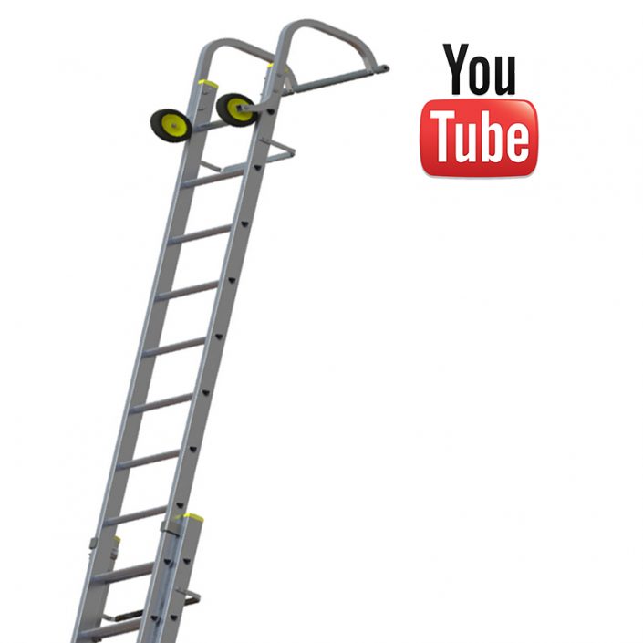 Werner Aluminium 2 Section Extending Roof Ladder