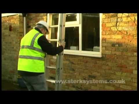 Double Ladder Demo: Titan Classic Trade Ladder | 2 section Light weight Ladder